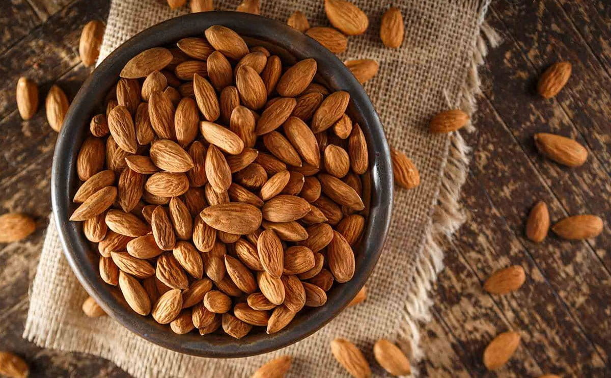 تصویر 1 از قیمت فروش مغز بادام سنگی ارگانیک + ویژه